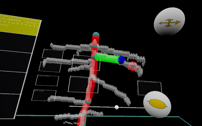 VR-Ansicht der Wurzelverfolgung auf dem synthetischen Datensatz